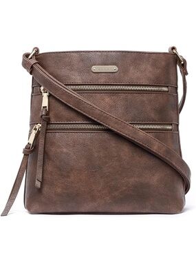 CLUCI Crossbody Purse, Medium Size Zipper Pocket Adjustable Strap